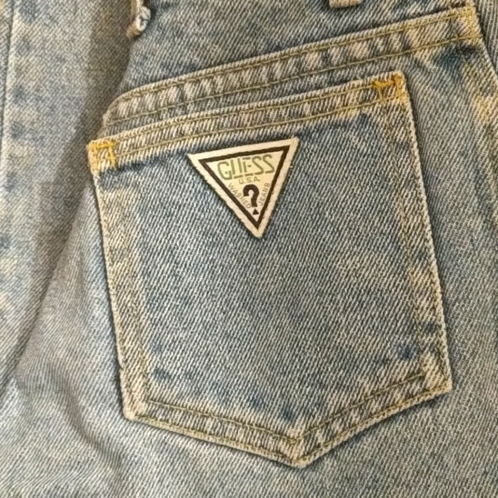 George's Marciano for GUESS tapered jeans.